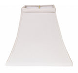 14" White Squre Bell No Slub Lampshade - Homeroots - Flyclothing LLC