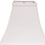 14" White Squre Bell No Slub Lampshade - Homeroots - Flyclothing LLC
