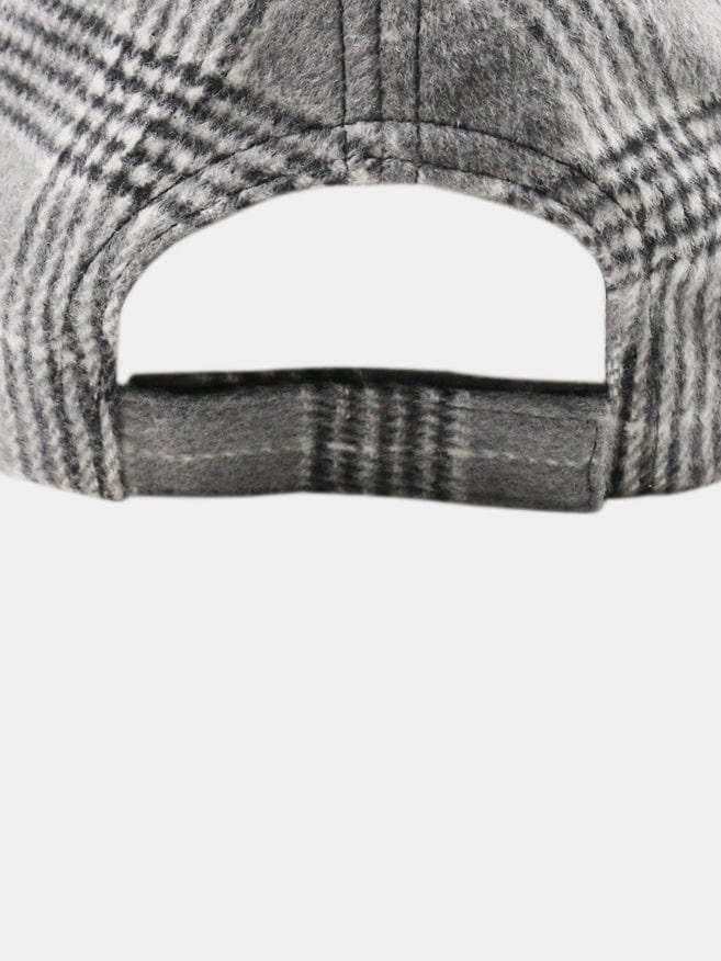 Plaid Adjustable Cotton Baseball Cap - Trendsi - Flyclothing LLC