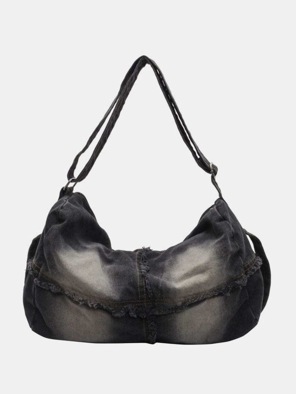 Raw Hem Gradient Crossbody Bag - Trendsi - Flyclothing LLC