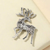 Alloy Reindeer Brooch - Trendsi - Flyclothing LLC