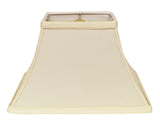 14" Ivory Rectangle Bell No Slub Lampshade - Homeroots - Flyclothing LLC