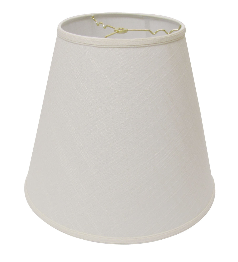 16" Off White Deep Empire Linen Lampshade - Homeroots - Flyclothing LLC