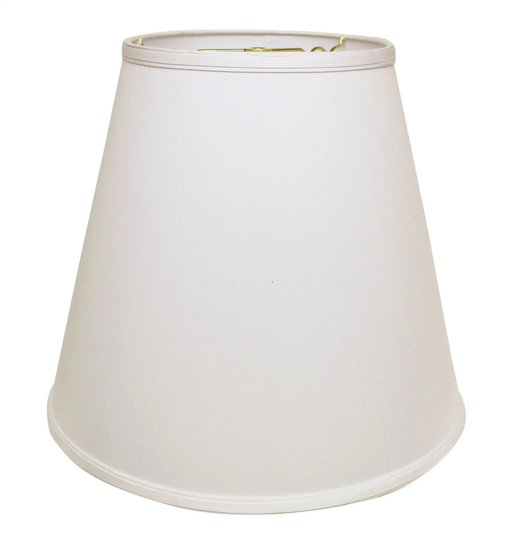 16" White Deep Empire No Slub Lampshade - Homeroots - Flyclothing LLC