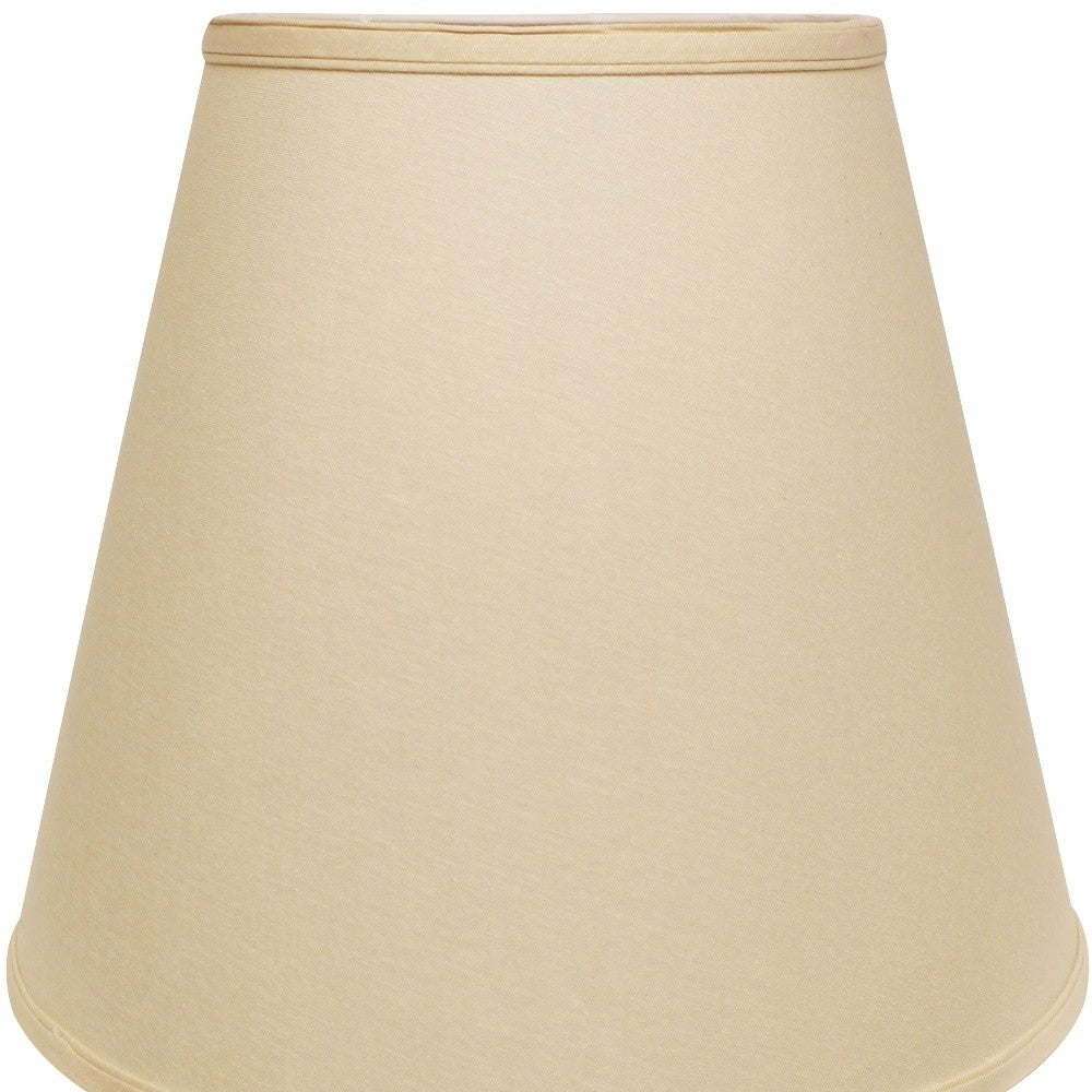 18" Parchment Biege Empire Linen Lampshade - Homeroots - Flyclothing LLC