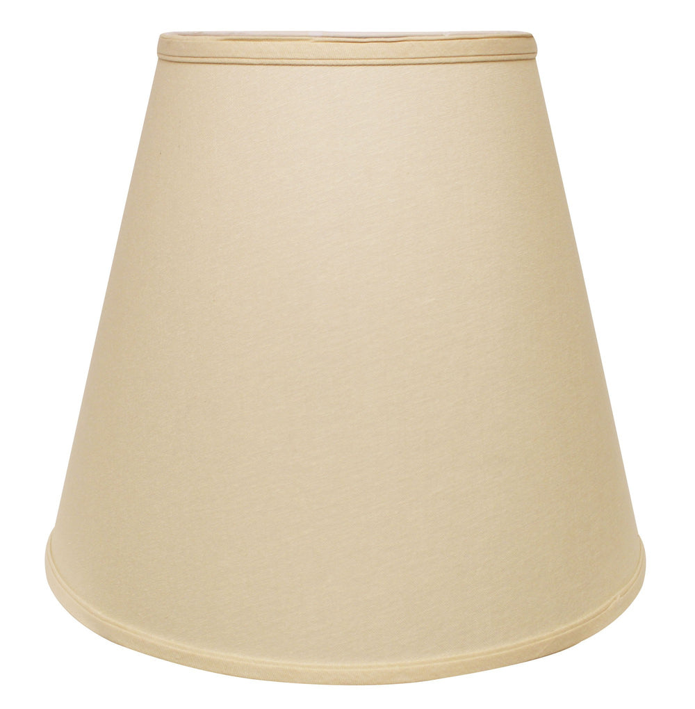 18" Parchment Biege Empire Linen Lampshade - Homeroots - Flyclothing LLC