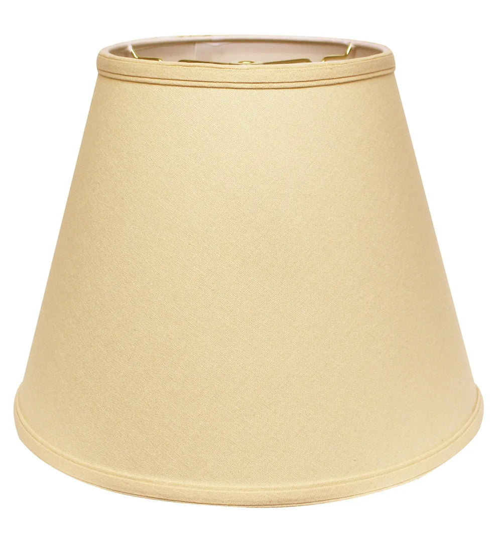 18" Parchment Biege Empire Deep Slanted Linen Lampshade - Homeroots - Flyclothing LLC