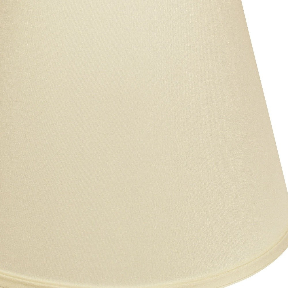 18" Ivory Empire Deep Slanted No Slub Lampshade - Homeroots - Flyclothing LLC