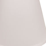 18" White Empire Deep Slanted No Slub Lampshade - Homeroots - Flyclothing LLC