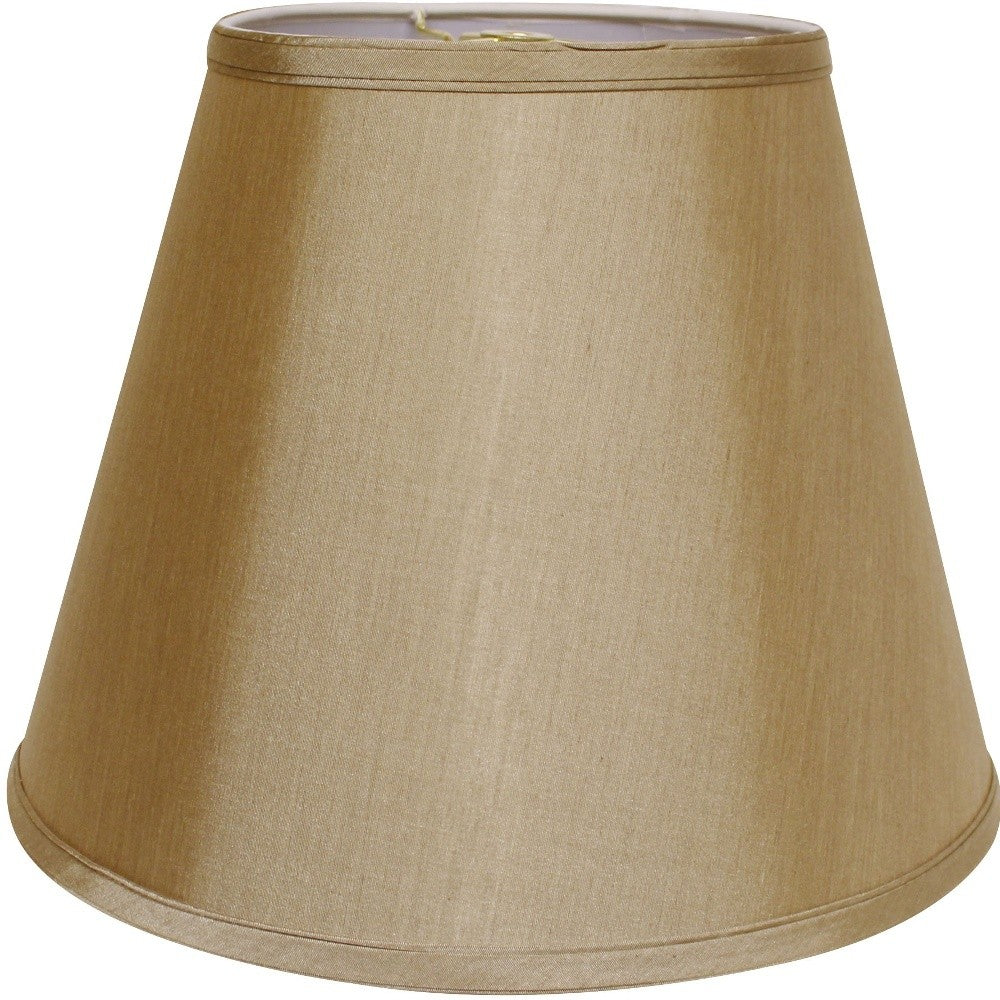 18" Pale Brown Empire Deep Slanted No Slub Lampshade - Homeroots - Flyclothing LLC