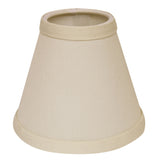 4" Ivory Set of 6 Chandelier No Slub Lampshades - Homeroots - Flyclothing LLC