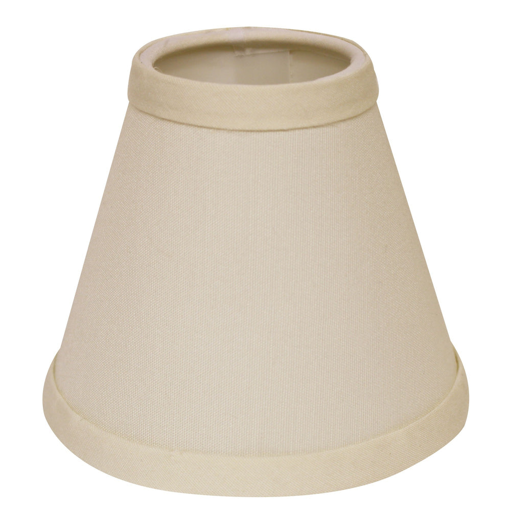 5" Ivory Set of 6 Chandelier No Slub Lampshades - Homeroots - Flyclothing LLC