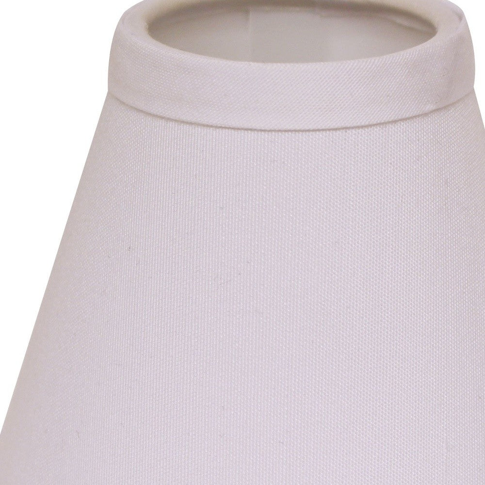 5" White Set of 6 Chandelier No Slub Lampshades - Homeroots - Flyclothing LLC