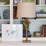 13" Dark Wheat Throwback Drum Linen Lampshade - Homeroots - Flyclothing LLC