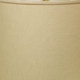 16" Parchment Biege Throwback Drum Linen Lampshade - Homeroots - Flyclothing LLC