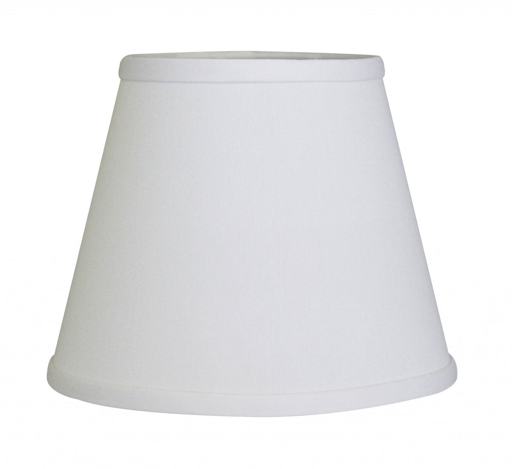 White No Slub Innsbruck Empire Lamp shade 8"W Bottom - Homeroots - Flyclothing LLC