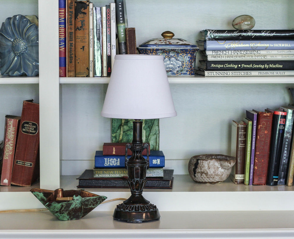 White No Slub Innsbruck Empire Lamp shade 8"W Bottom - Homeroots - Flyclothing LLC