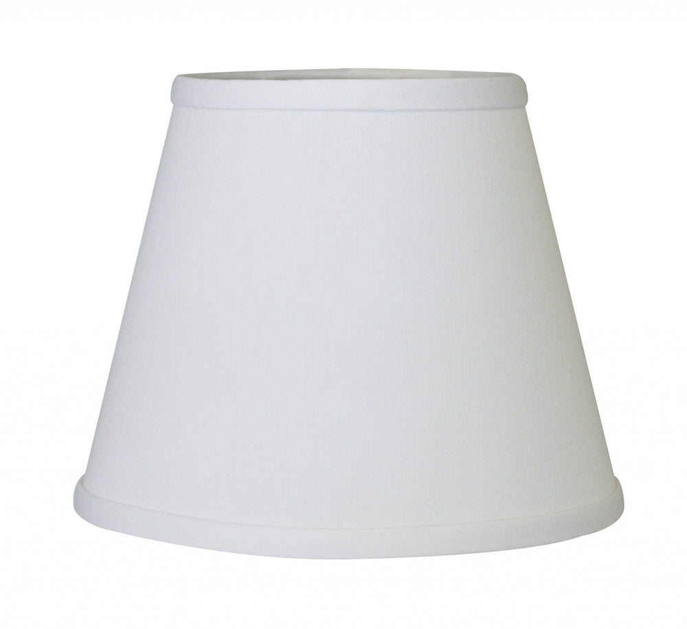 White No Slub Innsbruck Empire Lamp shade 8"W Bottom - Homeroots - Flyclothing LLC