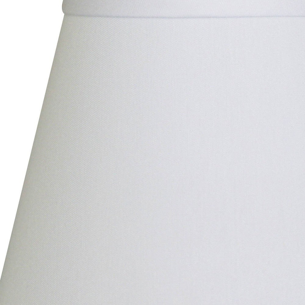 White No Slub Innsbruck Empire Lamp shade 8"W Bottom - Homeroots - Flyclothing LLC