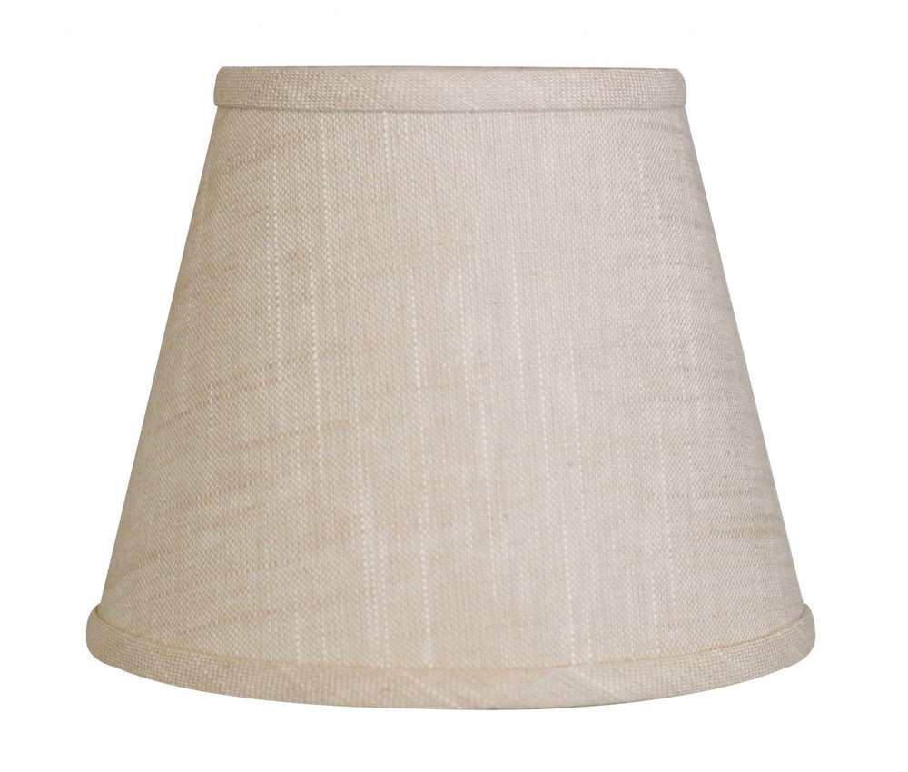 10" Light Wheat Hardback Empire Linen Lampshade - Homeroots - Flyclothing LLC