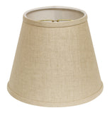 10" Dark Wheat Hardback Empire Linen Lampshade - Homeroots - Flyclothing LLC