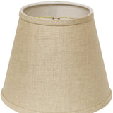 10" Dark Wheat Hardback Empire Linen Lampshade - Homeroots - Flyclothing LLC
