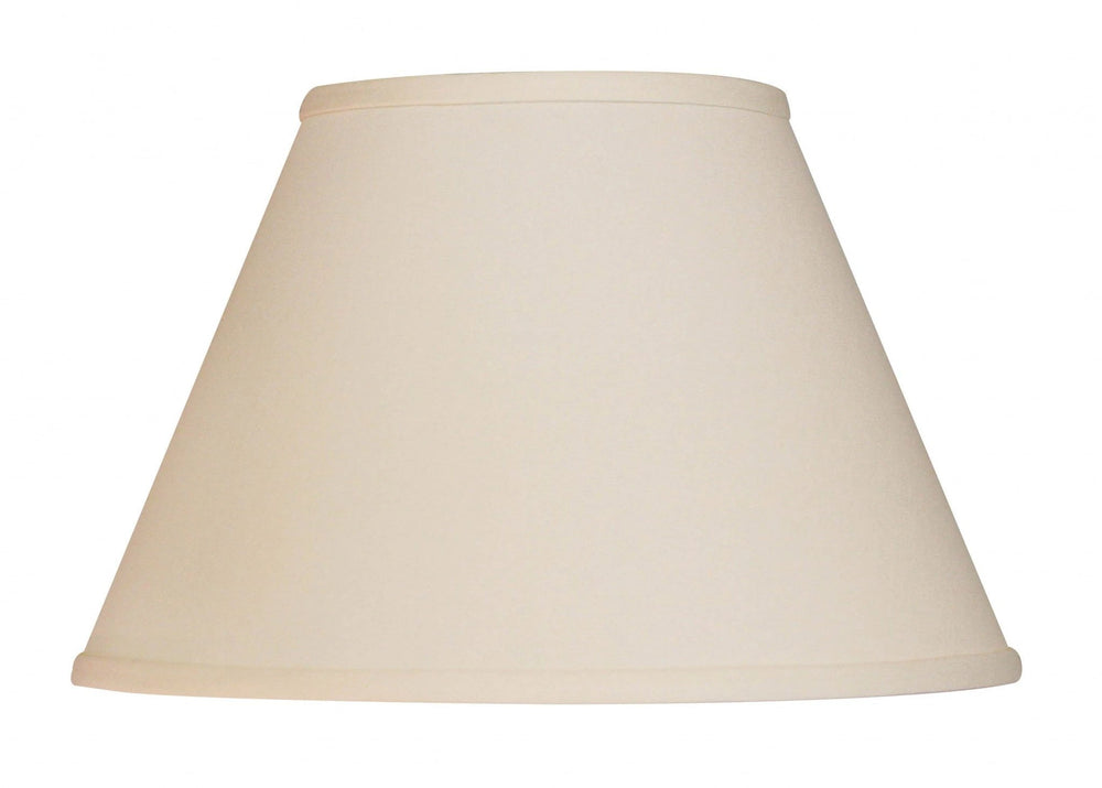 12" Ivory Premium Empire Slanted No Slub Lampshade - Homeroots - Flyclothing LLC
