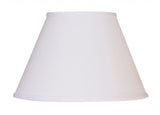 12" White Premium Empire Slanted No Slub Lampshade - Homeroots - Flyclothing LLC