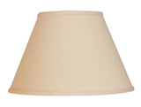 12" Parchment Biege Premium Empire Slanted Linen Lampshade - Homeroots - Flyclothing LLC