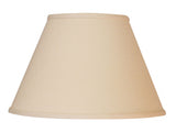 12" Parchment Biege Premium Empire Slanted Linen Lampshade - Homeroots - Flyclothing LLC