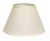 12" White Premium Empire Slanted Linen Lampshade - Homeroots - Flyclothing LLC