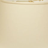 14" Ivory Rounded Empire Slanted No Slub Lampshade - Homeroots - Flyclothing LLC