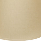 14" Parchment Biege Rounded Empire Slanted Linen Lampshade - Homeroots - Flyclothing LLC