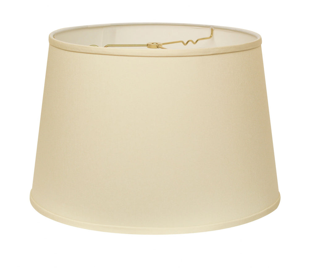 18" Ivory Rounded Empire Slanted No Slub Lampshade - Homeroots - Flyclothing LLC