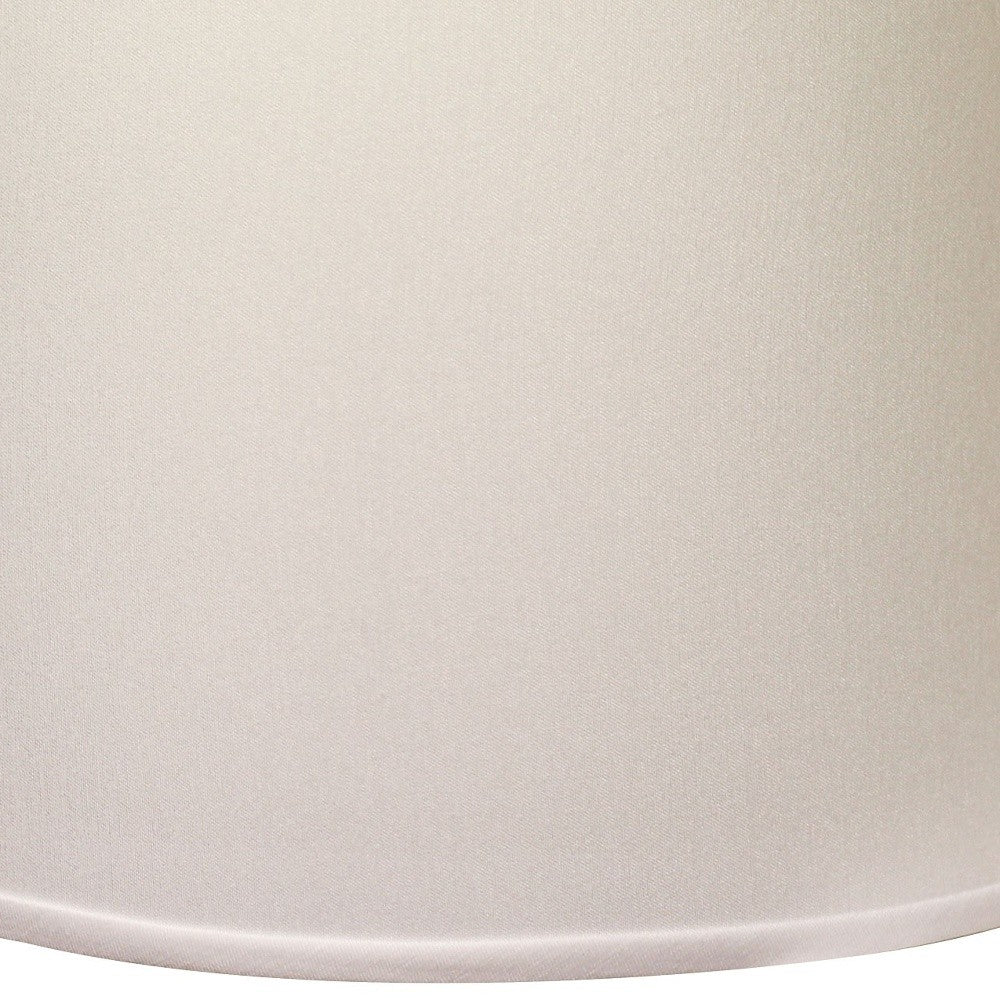 18" White Rounded Empire Slanted No Slub Lampshade - Homeroots - Flyclothing LLC