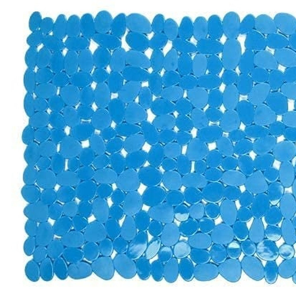 35" Blue Spa Pebbles Non Slip Bathtub Mat - Homeroots - Flyclothing LLC