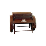 27" Maroon Steel End Table - Homeroots