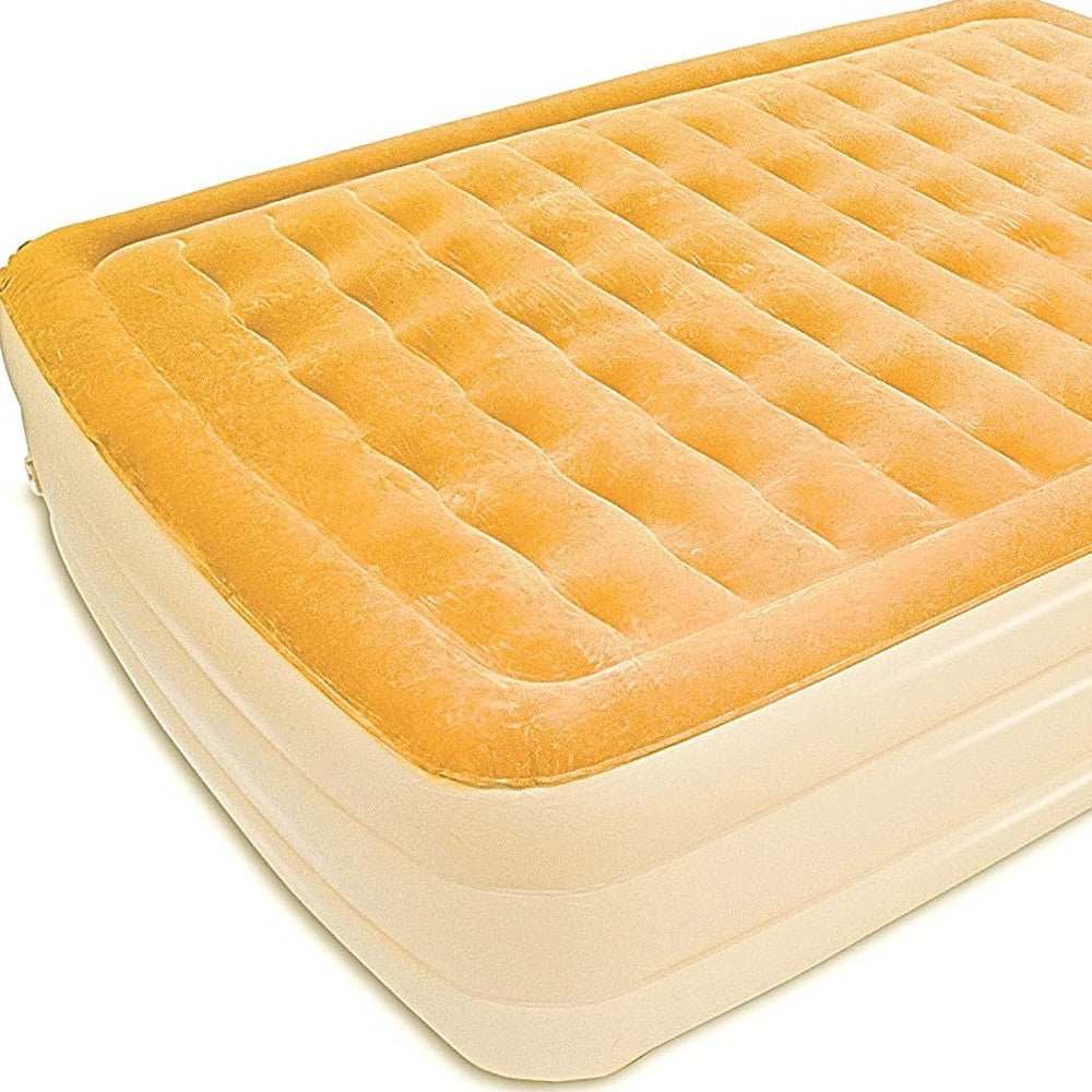 Dreamy Golden Inflatable Queen Size Bed Mattress - Homeroots - Flyclothing LLC
