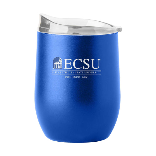 Elizabeth City State 16oz Flipside Powder Coat Curved Bev - Logo Brands - Flyclothing LLC