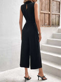 Sleeveless Wide Leg Jumpsuit - Trendsi - Flyclothing LLC