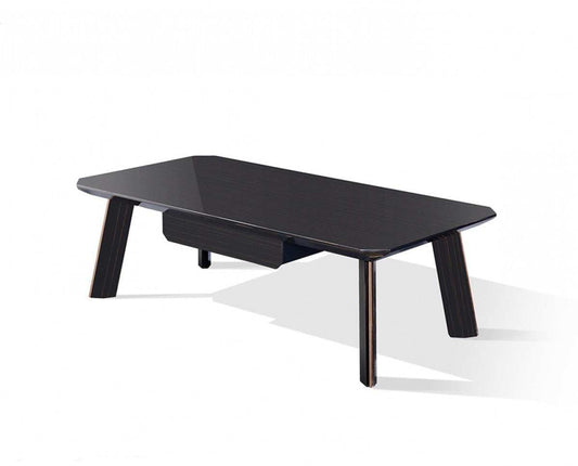 Modern Black and Rose Gold Coffee Table - Homeroots - Flyclothing LLC