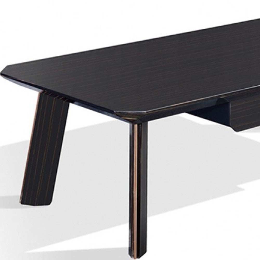 Modern Black and Rose Gold Coffee Table - Homeroots - Flyclothing LLC