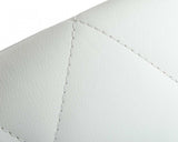 White Brushed Stainless Steel Dining Chair - Homeroots - Flyclothing LLC