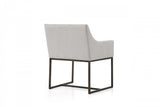 Beige Velvet Antique Brass Dining Chair - Homeroots - Flyclothing LLC