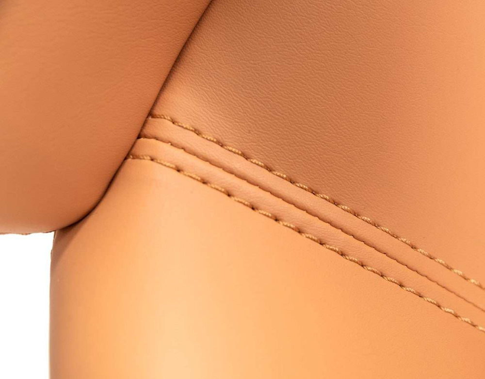 Peach Rosegold Dining Chair - Homeroots - Flyclothing LLC