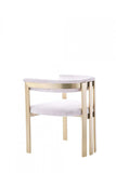 Beige Gold Dining Chair - Homeroots - Flyclothing LLC