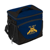 North Carolina A and T Navy 24 can cooler f/ Primary Logo - Logo Brands - Flyclothing LLC