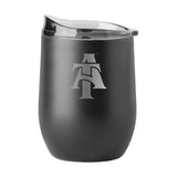 NC A&T State GunMetal 16oz Black Powder Curved Beverage - Logo Brands - Flyclothing LLC