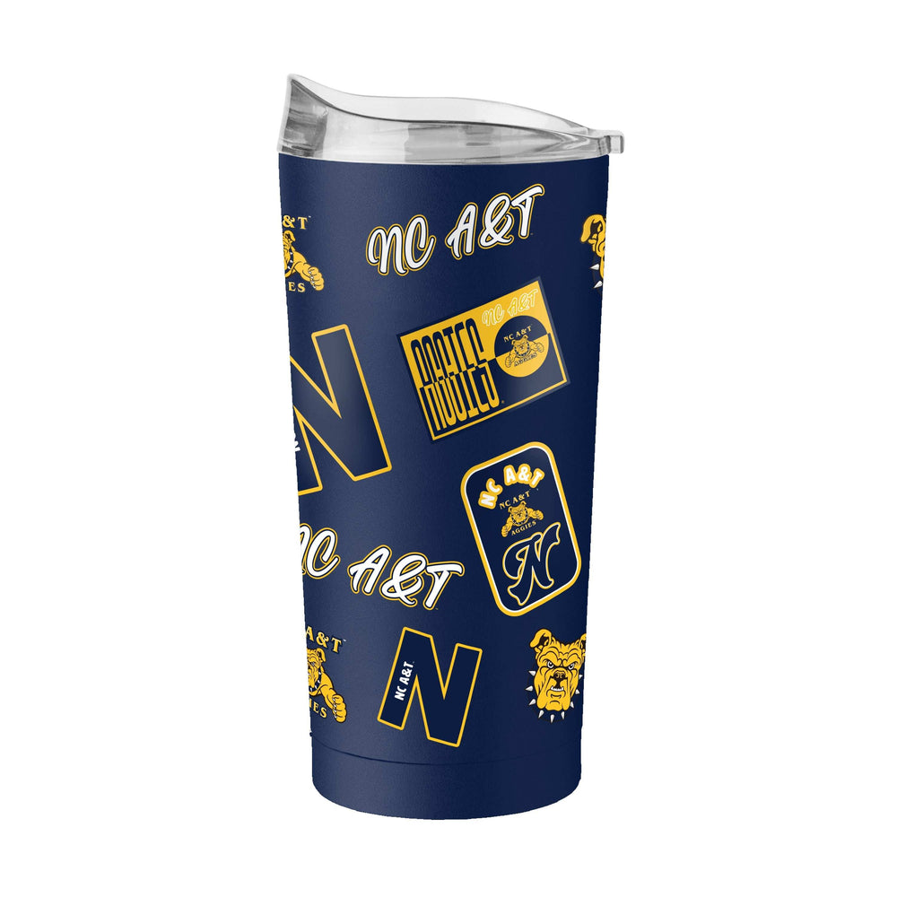 North Carolina A&T 20oz Dreamweave Powder Coat Tumbler - Logo Brands - Flyclothing LLC