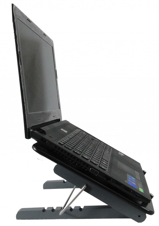 Black Adjustable Five Level Ergonomic Laptop Stand - Homeroots - Flyclothing LLC